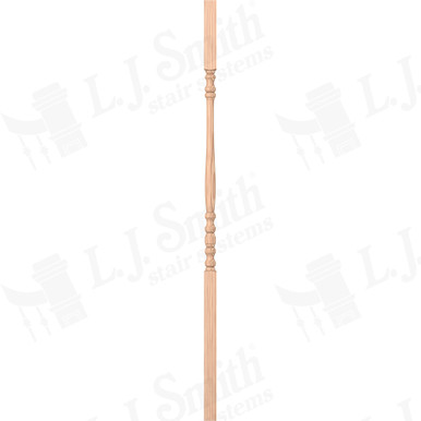 L.J. Smith 1-1/4" Square Top Baluster · LJ-5004-H 42 — stair parts selection with LeviArs Design & Remodeling