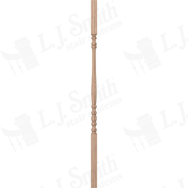 L.J. Smith 1-1/4" Square Top Baluster · LJ-5004-HK 38 — stair parts selection with LeviArs Design & Remodeling