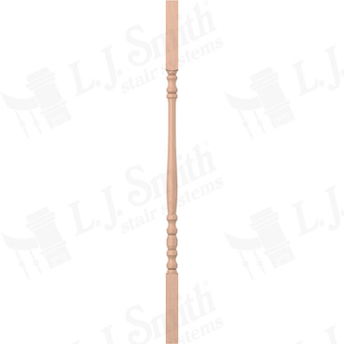 L.J. Smith 1-1/4" Square Top Baluster · LJ-5004-HM 34 — stair parts selection with LeviArs Design & Remodeling