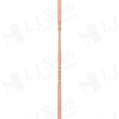 L.J. Smith 1-1/4" Square Top Baluster · LJ-5004-HM 38 — stair parts selection with LeviArs Design & Remodeling