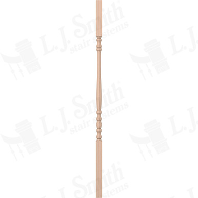 L.J. Smith 1-1/4" Square Top Baluster · LJ-5004-M 38 — stair parts selection with LeviArs Design & Remodeling