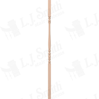 L.J. Smith 1-1/4" Square Top Baluster · LJ-5004-M 42 — stair parts selection with LeviArs Design & Remodeling