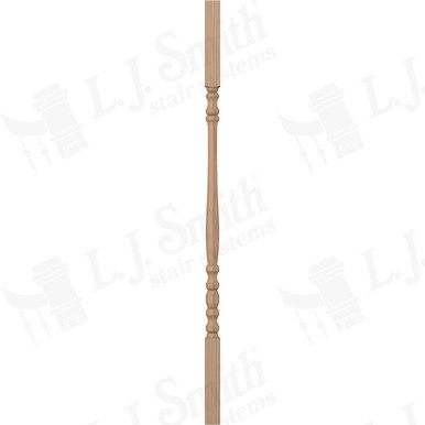 L.J. Smith 1-1/4" Square Top Baluster · LJ-5004-P 34 — stair parts selection with LeviArs Design & Remodeling