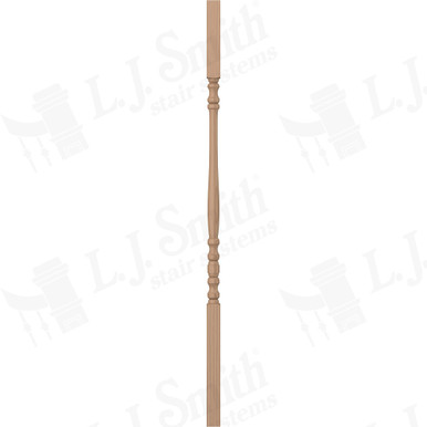 L.J. Smith 1-1/4" Square Top Baluster · LJ-5004-P 38 — stair parts selection with LeviArs Design & Remodeling