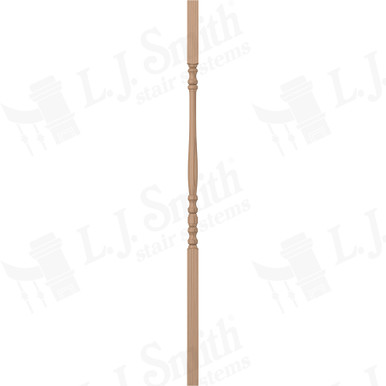 L.J. Smith 1-1/4" Square Top Baluster · LJ-5004-P 42 — stair parts selection with LeviArs Design & Remodeling