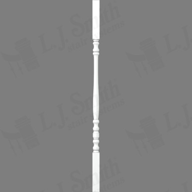 L.J. Smith 1-1/4" Square Top Baluster · LJ-5004-PRG 34 — stair parts selection with LeviArs Design & Remodeling