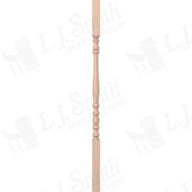 L.J. Smith 1-1/4" Square Top Baluster · LJ-5004ND-B 31 — stair parts selection with LeviArs Design & Remodeling