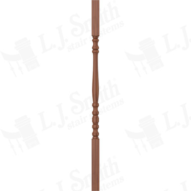 L.J. Smith 1-1/4" Square Top Baluster · LJ-5004ND-C 31 — stair parts selection with LeviArs Design & Remodeling