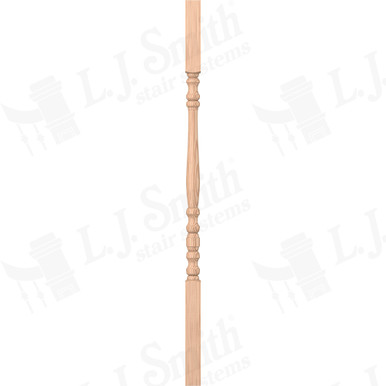 L.J. Smith 1-1/4" Square Top Baluster · LJ-5004ND-H 31 — stair parts selection with LeviArs Design & Remodeling