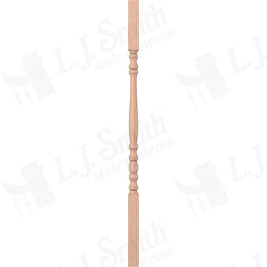 L.J. Smith 1-1/4" Square Top Baluster · LJ-5004ND-HM 31 — stair parts selection with LeviArs Design & Remodeling