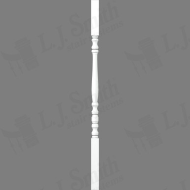 L.J. Smith 1-1/4" Square Top Baluster · LJ-5004ND-PRG 31 — stair parts selection with LeviArs Design & Remodeling