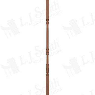 L.J. Smith 1-1/4" Square Top Baluster · LJ-5067-C 34 — stair parts selection with LeviArs Design & Remodeling