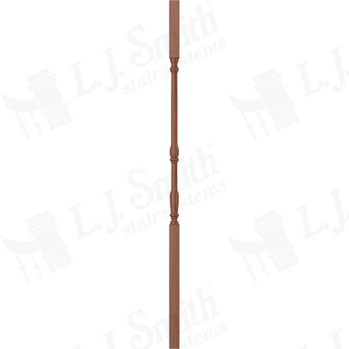 L.J. Smith 1-1/4" Square Top Baluster · LJ-5067-C 42 — stair parts selection with LeviArs Design & Remodeling