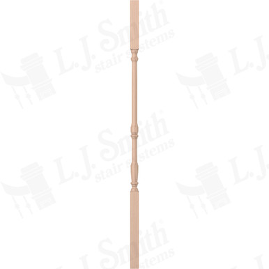 L.J. Smith 1-1/4" Square Top Baluster · LJ-5067-M 38 — stair parts selection with LeviArs Design & Remodeling