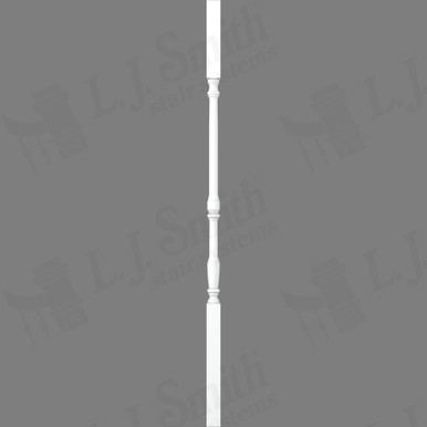 L.J. Smith 1-1/4" Square Top Baluster · LJ-5067-PRG 38 — stair parts selection with LeviArs Design & Remodeling