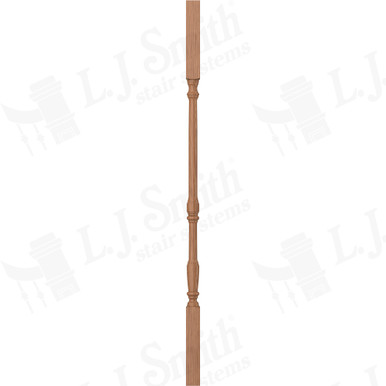 L.J. Smith 1-1/4" Square Top Baluster · LJ-5067-WO 34 — stair parts selection with LeviArs Design & Remodeling