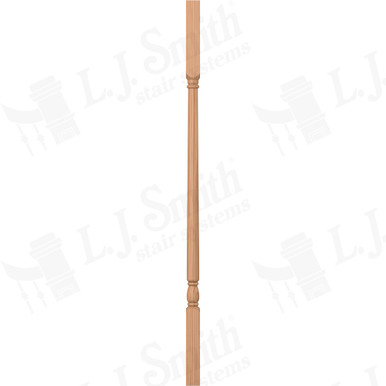 L.J. Smith 1-1/4" Square Top Baluster · LJ-5141-AL 34 — stair parts selection with LeviArs Design & Remodeling