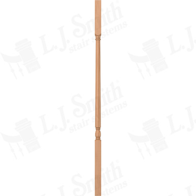 L.J. Smith 1-1/4" Square Top Baluster · LJ-5141-AL 38 — stair parts selection with LeviArs Design & Remodeling
