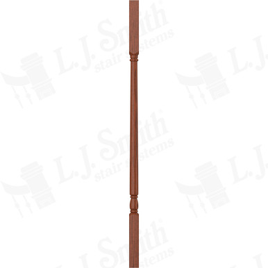 L.J. Smith 1-1/4" Square Top Baluster · LJ-5141-BRZC 34 — stair parts selection with LeviArs Design & Remodeling