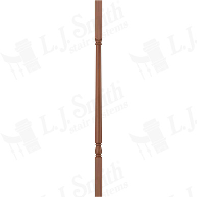 L.J. Smith 1-1/4" Square Top Baluster · LJ-5141-HC 34 — stair parts selection with LeviArs Design & Remodeling