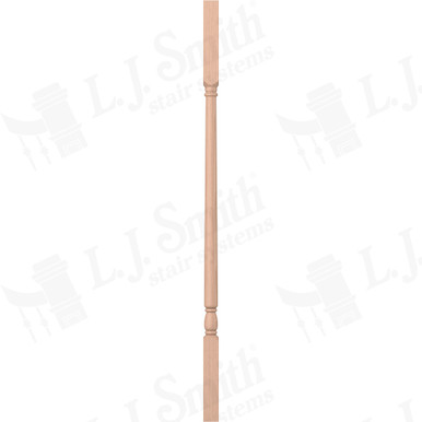 L.J. Smith 1-1/4" Square Top Baluster · LJ-5141-HM 34 — stair parts selection with LeviArs Design & Remodeling