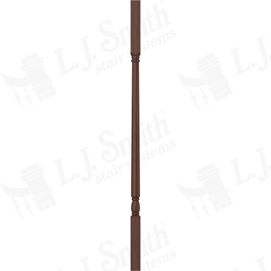 L.J. Smith 1-1/4" Square Top Baluster · LJ-5141-W 34 — stair parts selection with LeviArs Design & Remodeling