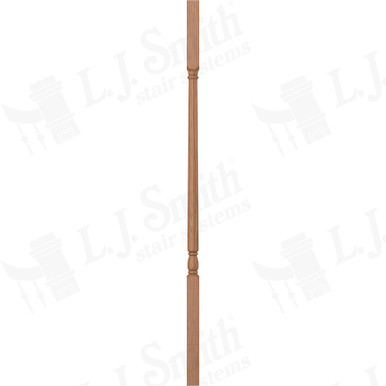 L.J. Smith 1-1/4" Square Top Baluster · LJ-5141-WO 38 — stair parts selection with LeviArs Design & Remodeling