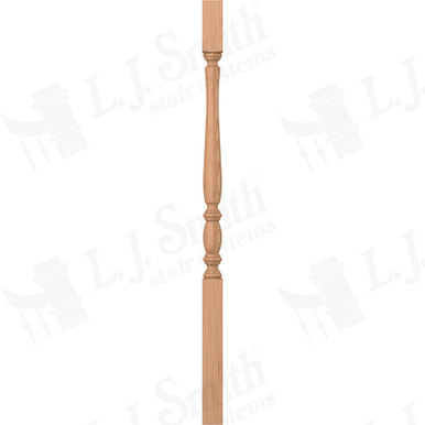 L.J. Smith 1-1/4" Square Top Baluster · LJP-2405-AL 36 — stair parts selection with LeviArs Design & Remodeling