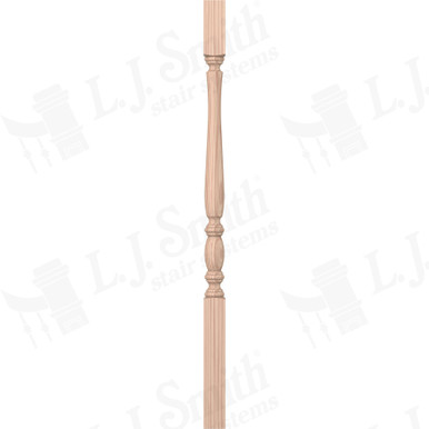 L.J. Smith 1-1/4" Square Top Baluster · LJP-2405-B 34 — stair parts selection with LeviArs Design & Remodeling