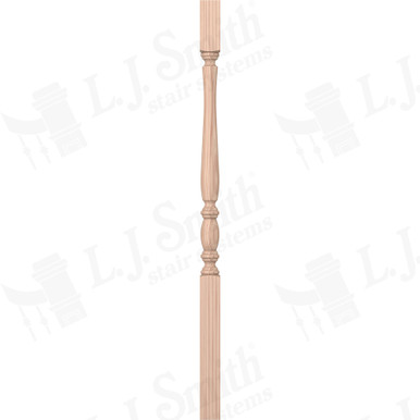 L.J. Smith 1-1/4" Square Top Baluster · LJP-2405-B 36 — stair parts selection with LeviArs Design & Remodeling