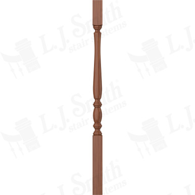 L.J. Smith 1-1/4" Square Top Baluster · LJP-2405-C 34 — stair parts selection with LeviArs Design & Remodeling