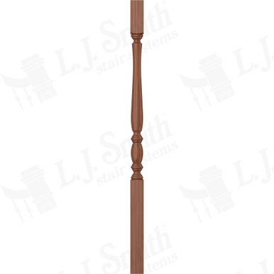 L.J. Smith 1-1/4" Square Top Baluster · LJP-2405-C 36 — stair parts selection with LeviArs Design & Remodeling
