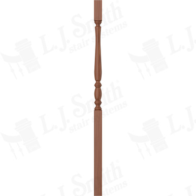 L.J. Smith 1-1/4" Square Top Baluster · LJP-2405-C 42 — stair parts selection with LeviArs Design & Remodeling