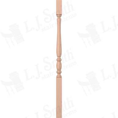 L.J. Smith 1-1/4" Square Top Baluster · LJP-2405-HM 36 — stair parts selection with LeviArs Design & Remodeling