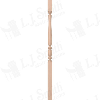 L.J. Smith 1-1/4" Square Top Baluster · LJP-2405-M 38 — stair parts selection with LeviArs Design & Remodeling