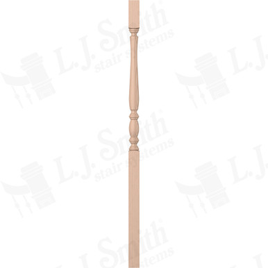 L.J. Smith 1-1/4" Square Top Baluster · LJP-2405-M 42 — stair parts selection with LeviArs Design & Remodeling