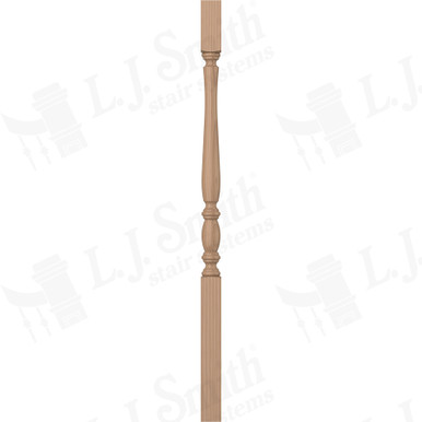 L.J. Smith 1-1/4" Square Top Baluster · LJP-2405-P 36 — stair parts selection with LeviArs Design & Remodeling