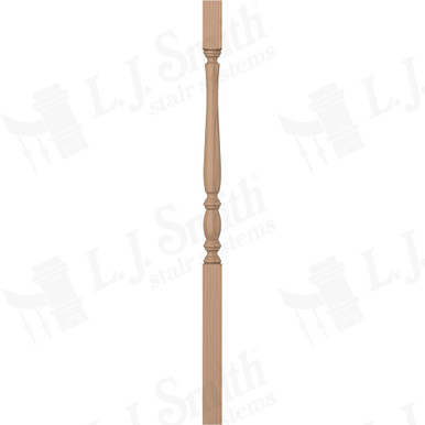 L.J. Smith 1-1/4" Square Top Baluster · LJP-2405-P 38 — stair parts selection with LeviArs Design & Remodeling