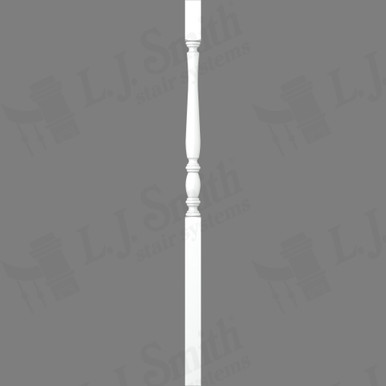 L.J. Smith 1-1/4" Square Top Baluster · LJP-2405-PRG 42 — stair parts selection with LeviArs Design & Remodeling