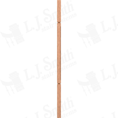 L.J. Smith 1-1/4" Square V-Groove Baluster · LJC-5060V-O 38 — stair parts selection with LeviArs Design & Remodeling