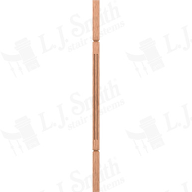L.J. Smith 1-1/4" Square V-Groove Baluster · LJF-5060V-O 34 — stair parts selection with LeviArs Design & Remodeling