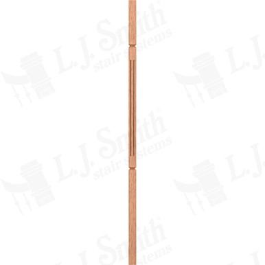 L.J. Smith 1-1/4" Square V-Groove Baluster · LJF-5060V-O 42 — stair parts selection with LeviArs Design & Remodeling
