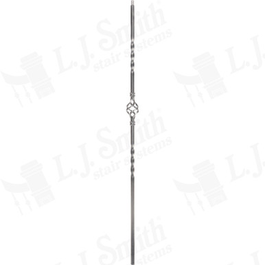 L.J. Smith 1/2" Hollow Iron Baluster · LIH-HOL1BASK44-MN — stair parts selection with LeviArs Design & Remodeling