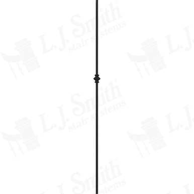 L.J. Smith 1/2" Hollow Iron Baluster · LIH-HOL1KNUC44-LSB — stair parts selection with LeviArs Design & Remodeling