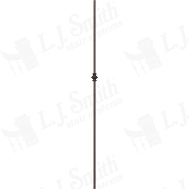 L.J. Smith 1/2" Hollow Iron Baluster · LIH-HOL1KNUC44-ORB — stair parts selection with LeviArs Design & Remodeling