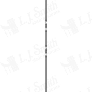 L.J. Smith 1/2" Hollow Iron Baluster · LIH-HOL2RIB44-LSB — stair parts selection with LeviArs Design & Remodeling