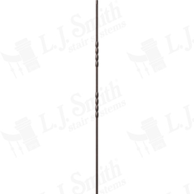 L.J. Smith 1/2" Hollow Iron Baluster · LIH-HOL2TW44-ORB — stair parts selection with LeviArs Design & Remodeling