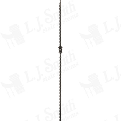 L.J. Smith 1/2" Hollow Iron Baluster · LIH-HOL30544-LSB — stair parts selection with LeviArs Design & Remodeling