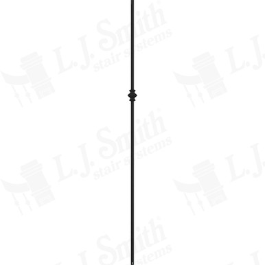 L.J. Smith 1/2" Hollow Iron Baluster · LIH-KW1KNUC44-LSB — stair parts selection with LeviArs Design & Remodeling