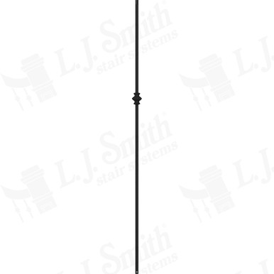 L.J. Smith 1/2" Hollow Iron Baluster · LIH-KW1KNUC44-SB — stair parts selection with LeviArs Design & Remodeling